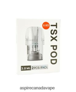 Aspire Vape Canada - Aspire Tsx Pod 0.8 Ohm (3.0 Ml)/2 PCS Per Pack (Compatible With Cyber S And Cyber X) 2F48X2233